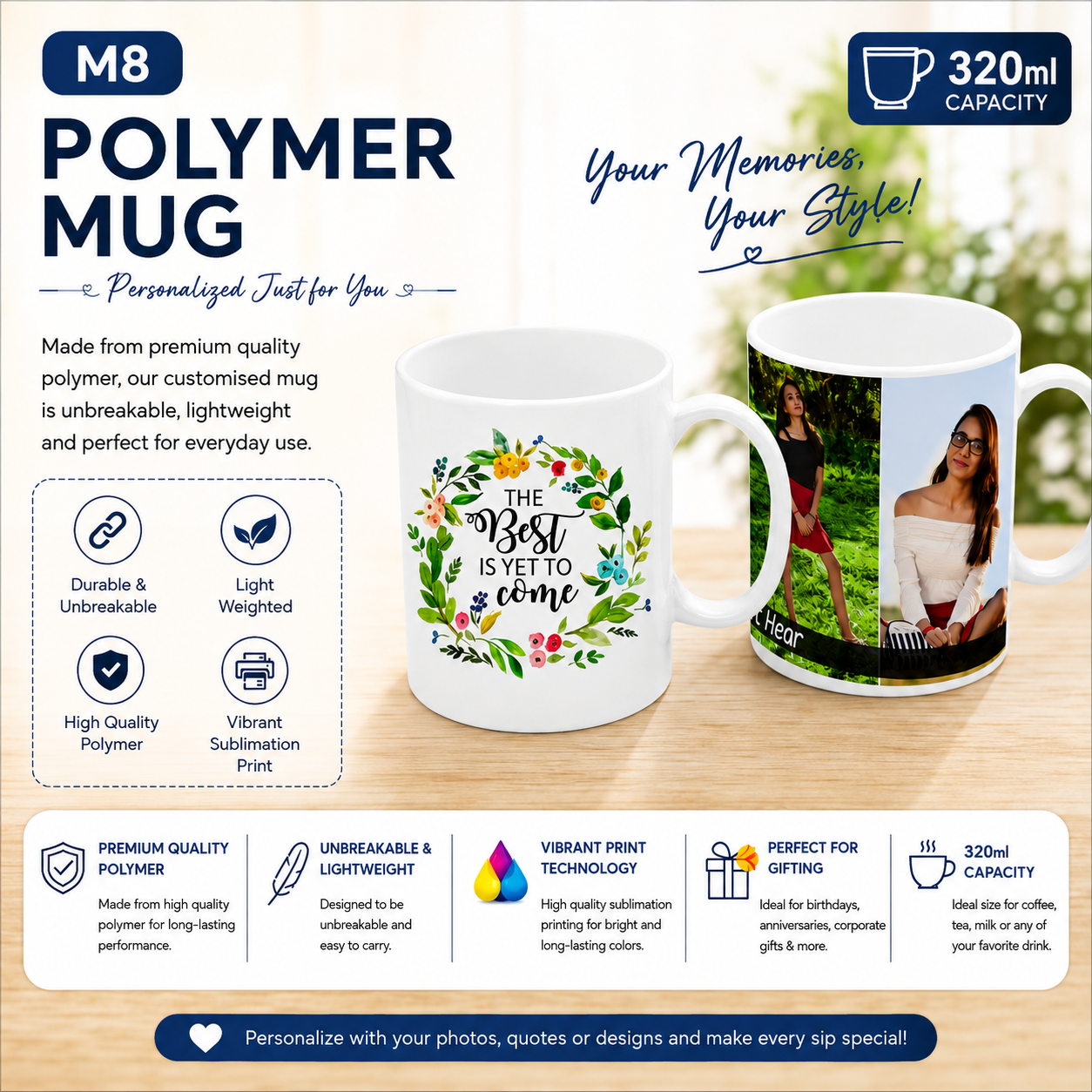 M8 Polymer Mug